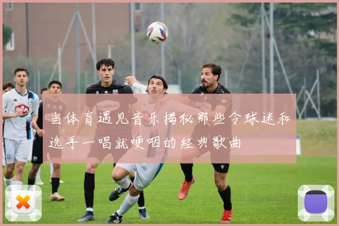 当体育遇见音乐揭秘那些令球迷和选手一唱就哽咽的经典歌曲